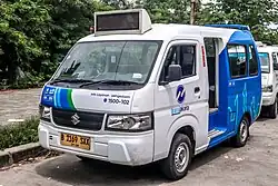 Image 171Minibus vehicle from Suzuki Carry used as public transportation of Transjakarta in Indonesia (from Minibus)