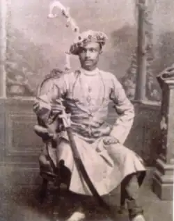 Photo taken of the ruler, Zulfikar Ali Khan around 1905.