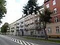 Elaborate tenement houses on Mickiewicz Street