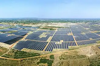 Kamuthi Solar Power Project, Tamil Nadu 648 MW 9°20′51″N 78°23′32″E / 9.347568°N 78.392162°E / 9.347568; 78.392162
