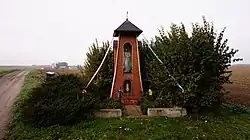 A wayside shrine in the village