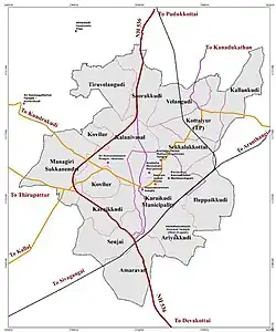 Karaikudi Metropolitan area