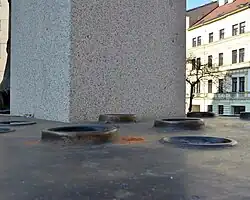 Monument of Jaroslav Hašek (2005), detail