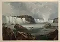 Niagara Fälle. Les chûtes du Niagara. Niagara Falls by Karl Bodmer, c. 1832