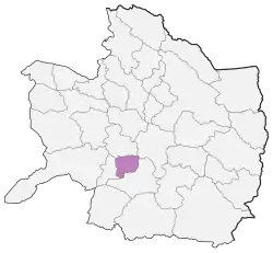 Location of Kashmar County in Razavi Khorasan province