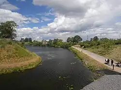 The building seen from the south