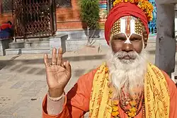 Sadhu at Kaathe Swyambhu, Kathmandu