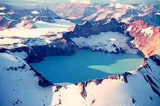 Katmai crater lake, Alaska, US