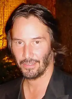 A photograph of Keanu Reeves