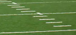 Hash marks at Dix Stadium