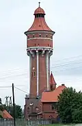 A water tower