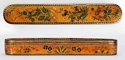 Lacquer pen box, the only one known to have been painted by Muin[4]