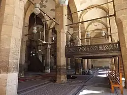 The prayer hall (with the dikka on the right)