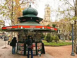 Characteristic kiosk of the city