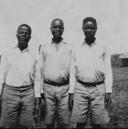Gusii native students at the Adventist school c. 1916–1938