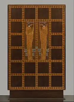 Inlaid Armoire by Koloman Moser (1903) (Leopold Museum)