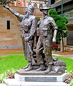 Memorial to Korea, Malaya and Borneo conflicts by Rhyl Hinwood