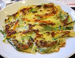 Buchimgae-type pajeon (scallion pancake)