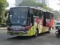 Trans Musi Jaya bus in Palembang.