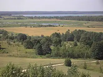 a body of water seen from afar.