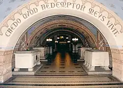 The crypt at Skałka