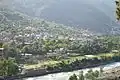 Kullu valley with river Beas