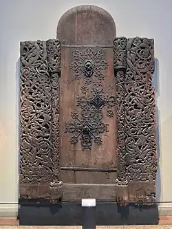 Kulturhistorisk Museum, Oslo, Norway. Stave Church Portal