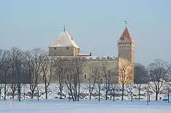 The Kuressaare Castle in winter