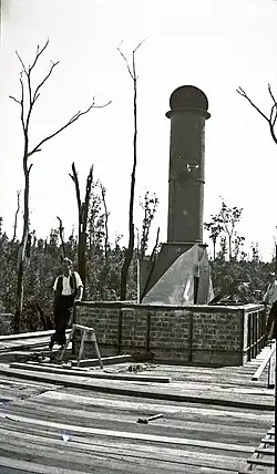Kurth Kiln upper deck during construction. Circa late 1941. Source: FCRPA collection.