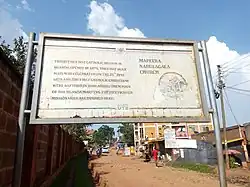 Seat of the Anglican church in Uganda, a historic cave and historic buildings built by missionaries. The first cathedral was built in 1890–1894 of mud and wattle