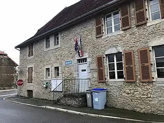 The town hall in La Ferté