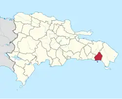 Location of the La Romana Province
