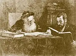 Maurycy Trębacz, The Dispute, c. 1920–1940