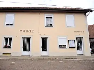 The town hall in Cuvier
