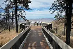 Cleveland National Forest observation deck in the Laguna Mountains.