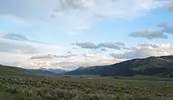 Lamar Valley, Wyoming, 2007, looking east