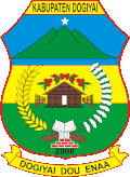 Coat of arms of Dogiyai Regency