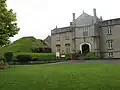 Lampeter castle mound, on campus at the university