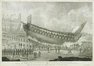 Launch of Charlemagne before Napoléon