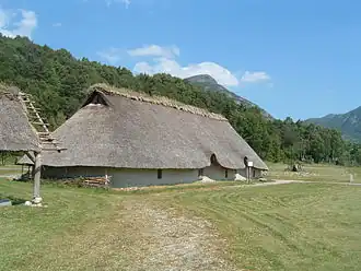 Bronze Age house at Landa, Norway, c. 1500 BC, reconstruction
