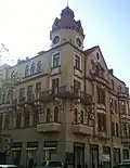 Residence on Krasnovodskaya street built by Vartan Sarkisov (1908).[26][71] Lev Landau lived in this house till 1924.