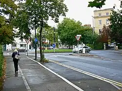 The Bicycle Path into Montpellier from Lansdown, Cheltenham.