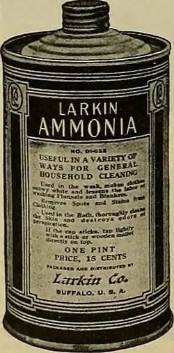 Ammonia advertisement from 1915