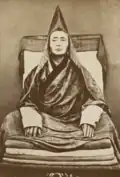 Late 1800s photo of Khamba Lama of the Selenginsk