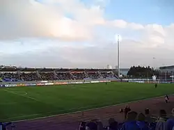 Laugardalsvöllur during a Euro 2008 qualifying game