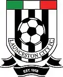 Launceston City's club crest from 2008 to 2018.