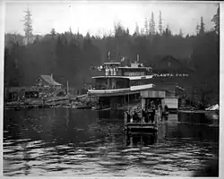 Launch of the Anderson Steamboat Company ferry Issaquah, Houghton, 1914