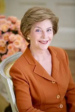 Laura Bush, First Lady of the United States from October 2005. White House photo by Krisanne Johnson.
