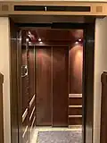 Elevator inside the hotel