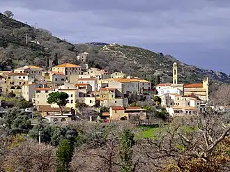 A view of Lavatoggio village